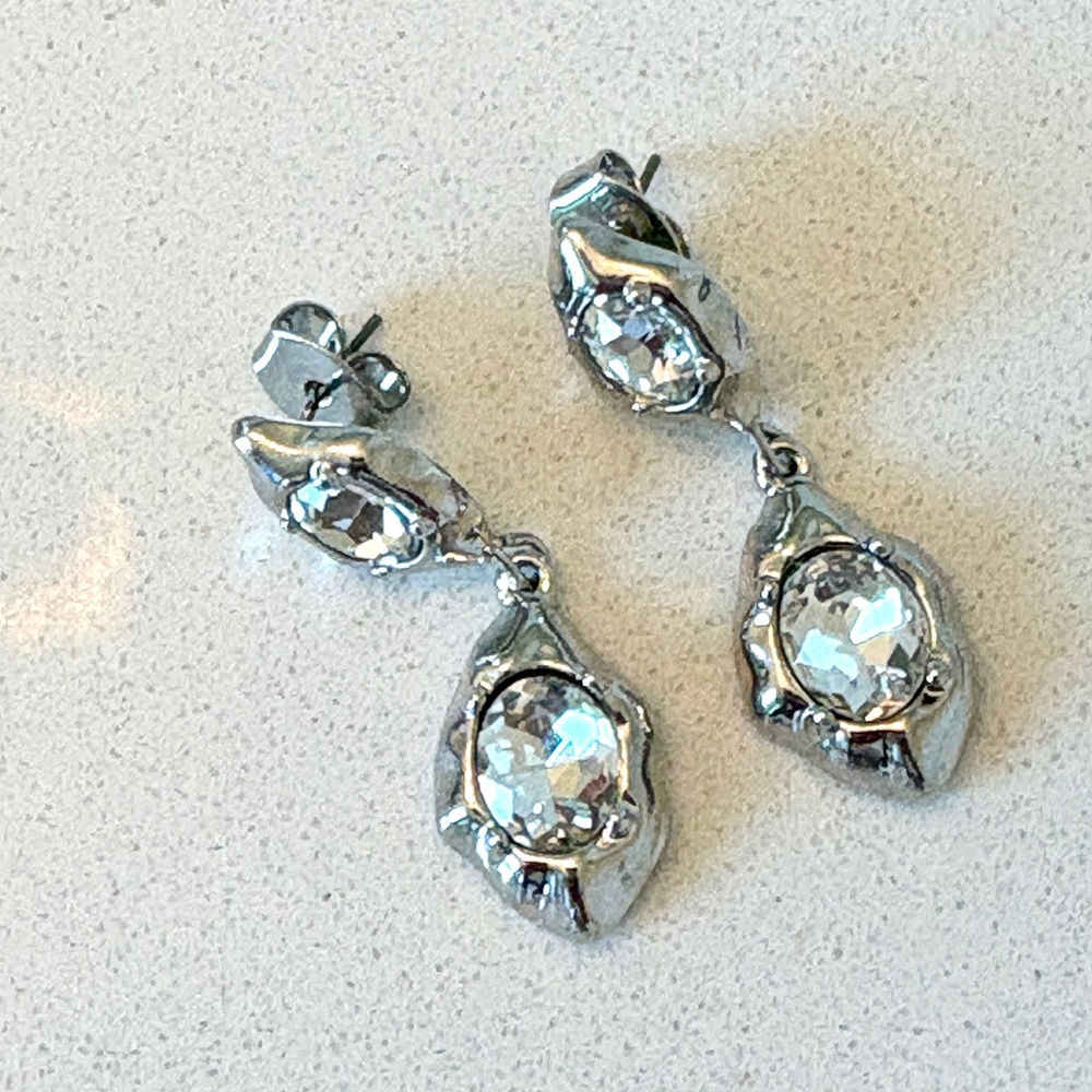 Anthropologie Crystal earrings
